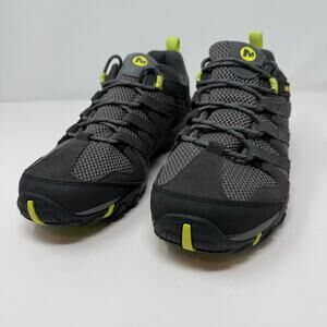 Merrell Alverstone Hiking Shoes Men's 11 Granite Key Lime Green NWOT EUC